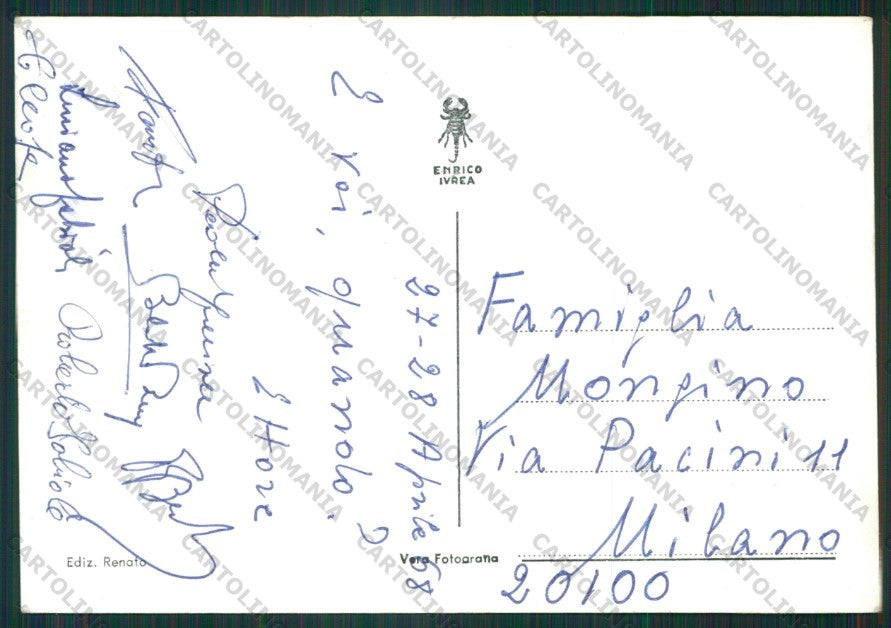 Torino Settimo Vittone Trovinasse Monte Mombarone Foto FG cartolina KV8582 – retro