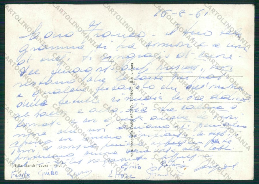 Torino Settimo Vittone Trovinasse Foto FG cartolina KV8593 – retro