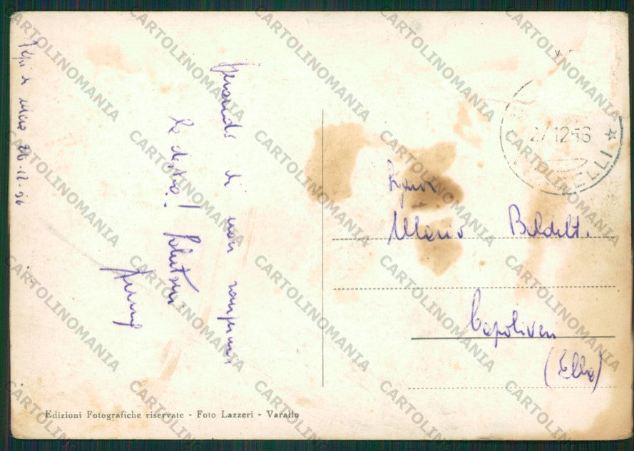 Vercelli Scopello Alpe di Mera Sci Seggiovia ABRASA Foto FG cartolina KV8613 – retro