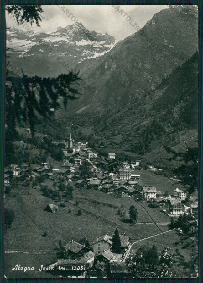 Vercelli Alagna Sesia Foto FG cartolina KV8614 – fronte