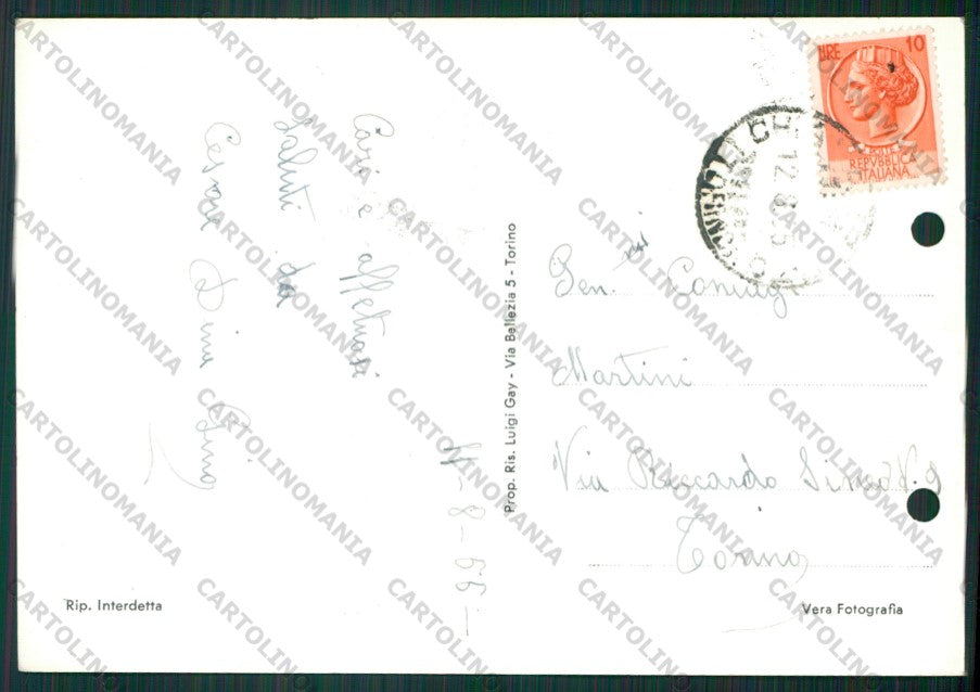 Torino Chialamberto FORI ARCHIVIO Foto FG cartolina KV8616 – retro