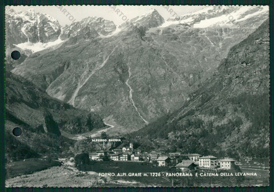 Torino Groscavallo Forno Alpi Graie FORI ARCHIVIO Foto FG cartolina KV8634 – fronte