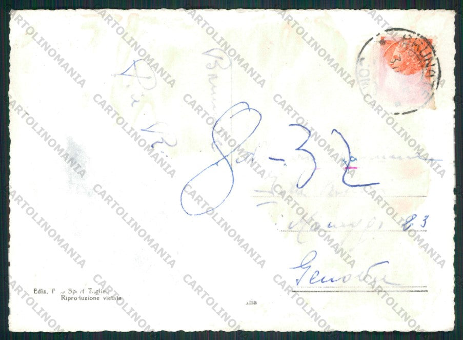 Como Brunate Lago di Como Bisbino d'Este ABRASA COLLA Foto FG cartolina KV8646 – retro