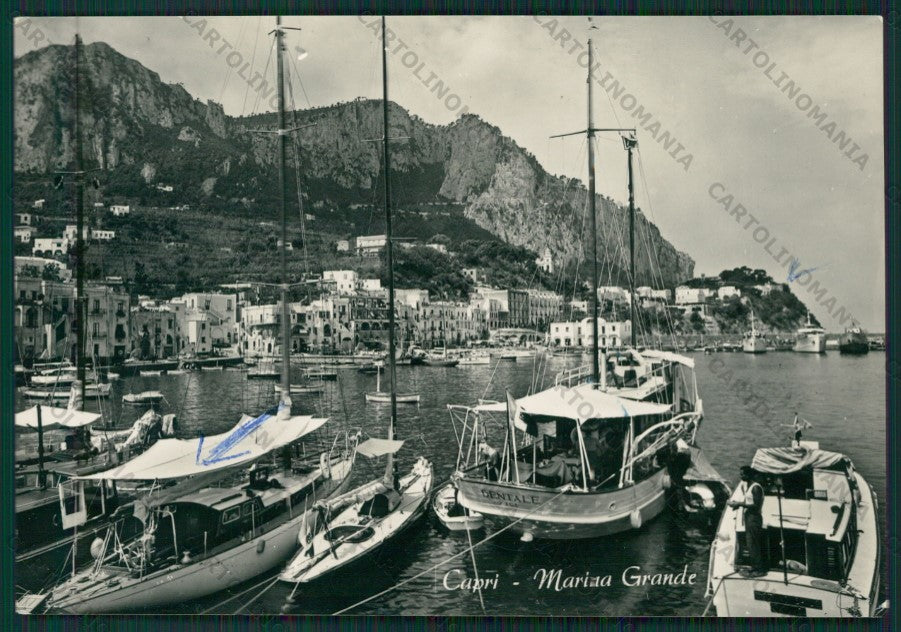 Napoli Capri Marina Grande Barche Foto FG cartolina KV8647 – fronte