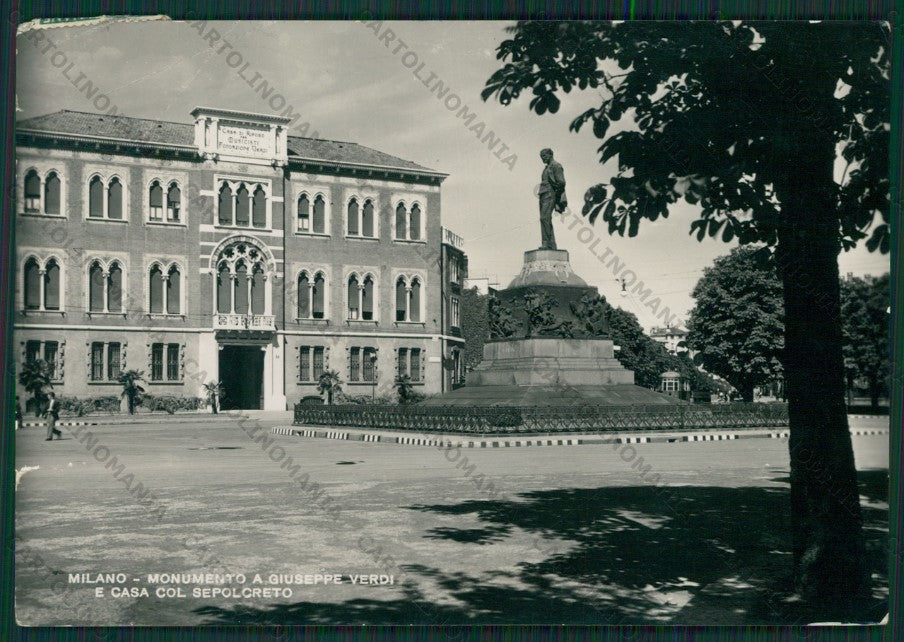 Milano Città Verdi Casa Sepolcreto STRAPPINO Foto FG cartolina KV8651 – fronte