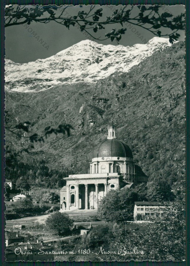 Biella Oropa Santuario COLLA Foto FG cartolina KV8660 – fronte