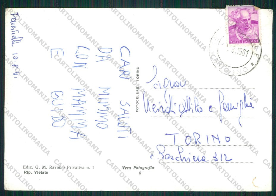 Torino Finestrelle Foto FG cartolina KV8675 – retro