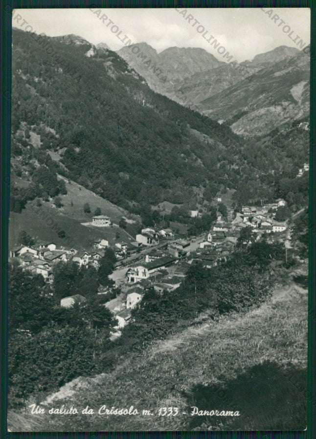 Aosta Crissolo Foto FG cartolina KV8676 – fronte