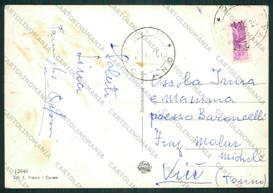 Cuneo Valdieri Sant'Anna di Valle Gesso Foto FG cartolina KV8683 – retro