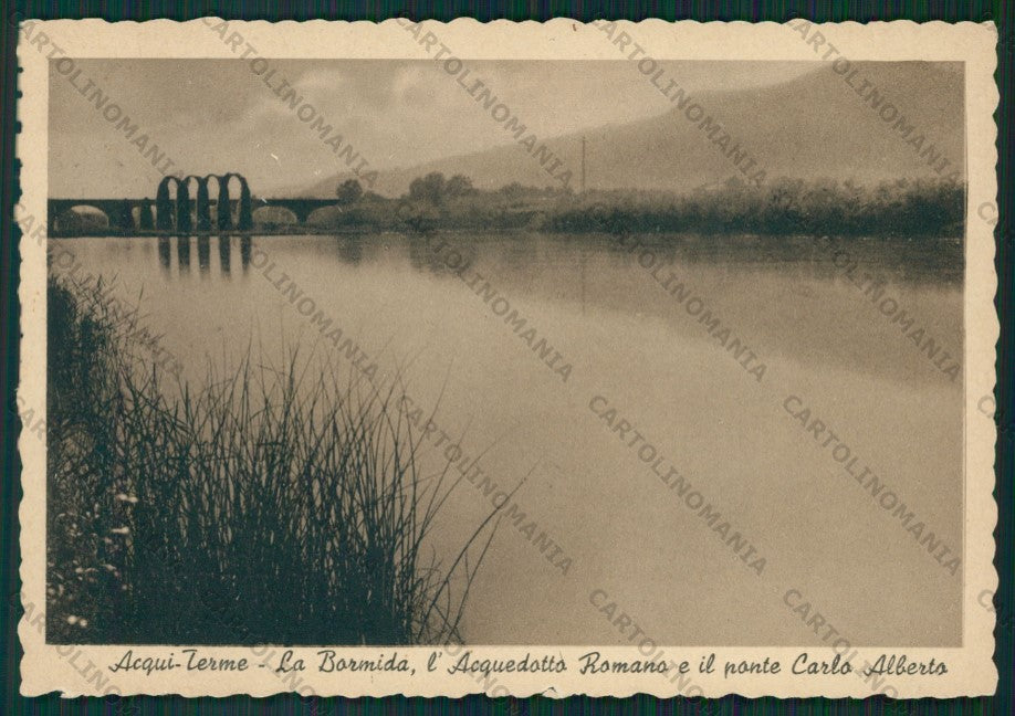 Alessandria Acqui Terme Acquedotto Romano FG cartolina KV8690 – fronte