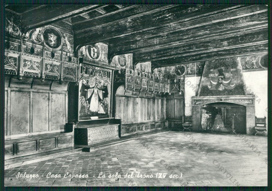 Cuneo Saluzzo Casa Cavassa Foto FG cartolina KV8691 – fronte