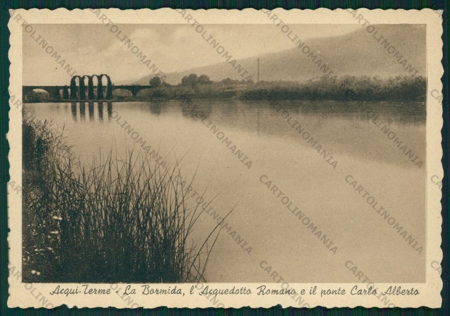 Alessandria Acqui Terme Acquedotto Romano FG cartolina KV8692 – fronte