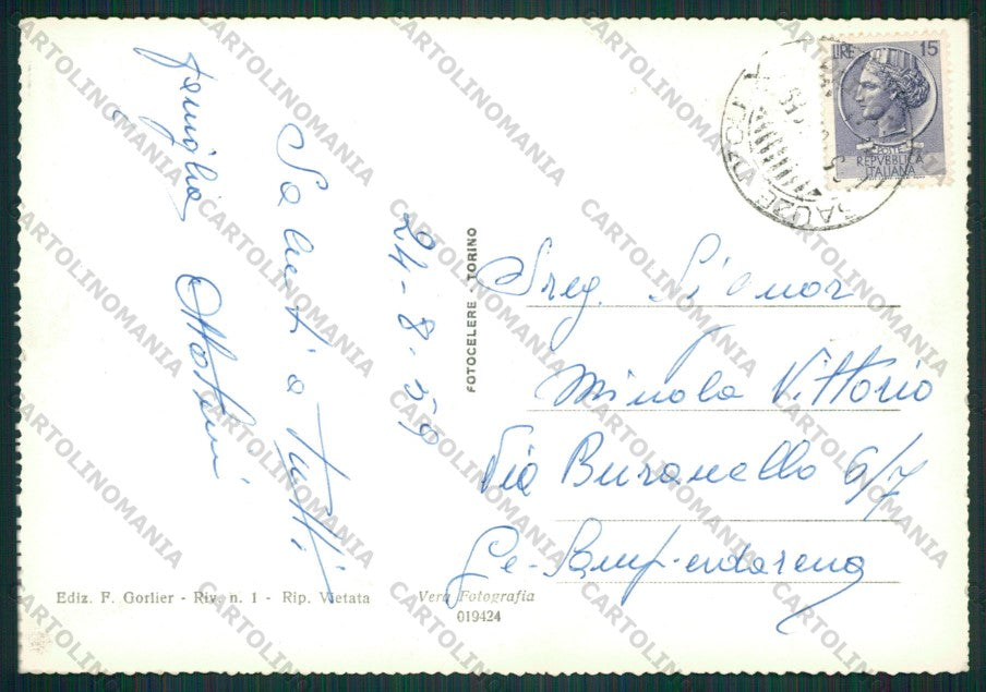 Aosta Sauze d'Oulx Foto FG cartolina KV8695 – retro