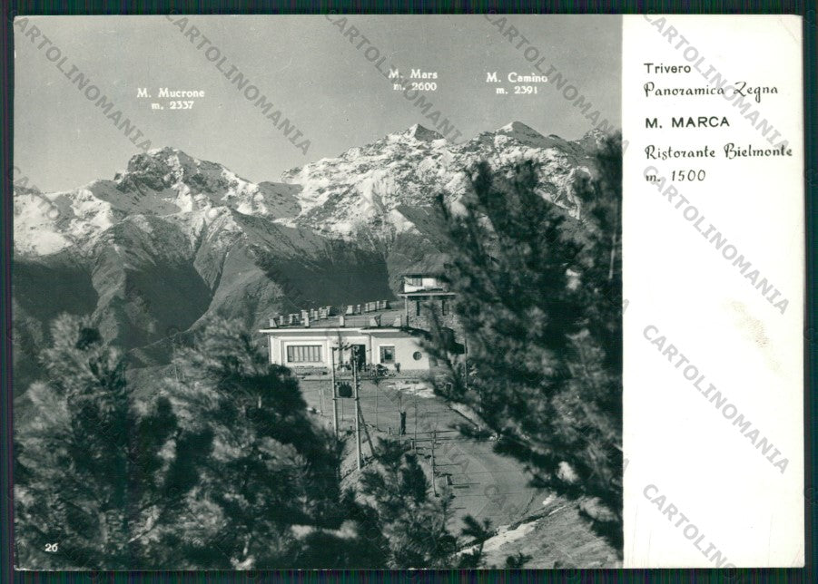 Biella Trivero Mucrone Mara Camino Foto FG cartolina KV8697 – fronte