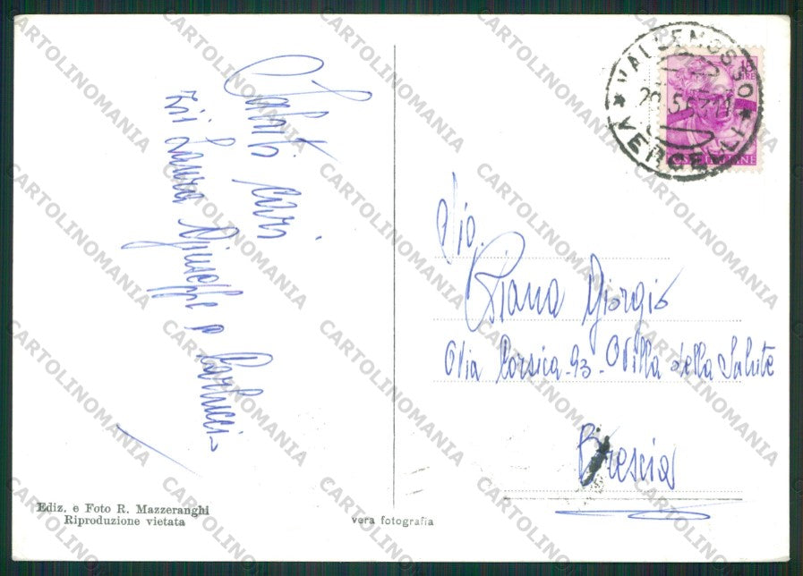 Biella Trivero Mucrone Mara Camino Foto FG cartolina KV8697 – retro