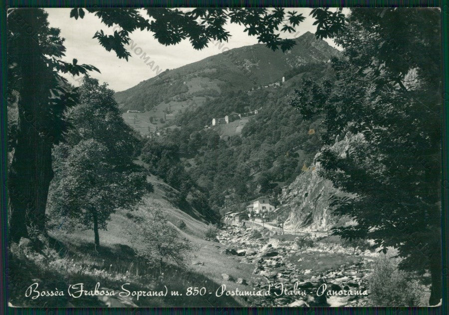 Cuneo Frabosa Soprana Bossèa ABRASA Foto FG cartolina KV8700 – fronte
