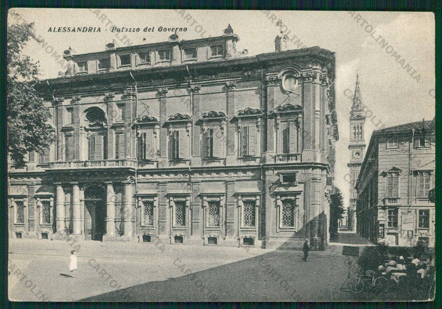 Alessandria Città Palazzo del Governo FG cartolina KV8708 – fronte