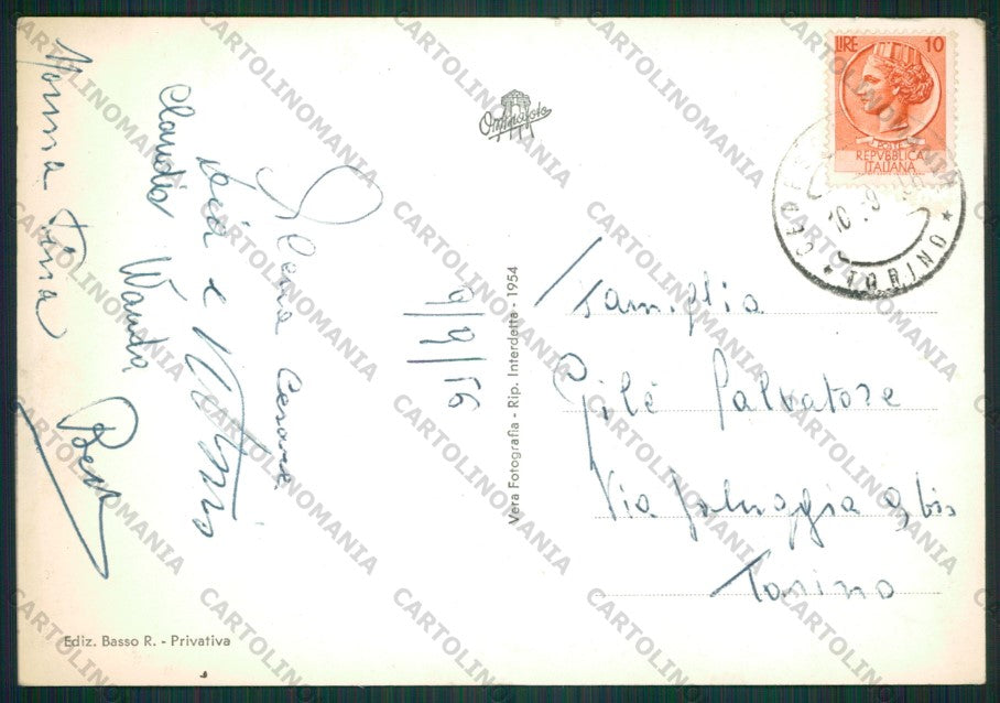 Torino Mele Ceresolo Reale Pascolo PIEGHINA Foto FG cartolina KV8709 – retro