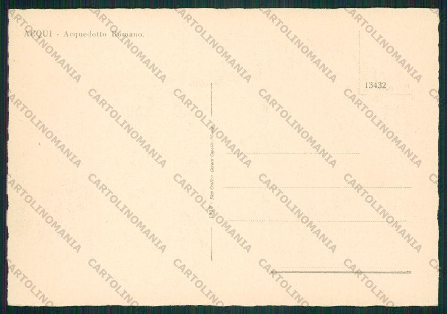 Alessandria Acqui Terme FG cartolina KV8712 – retro