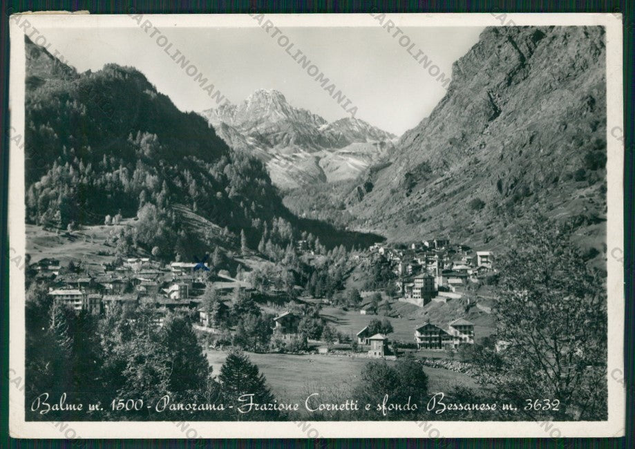 Torino Balme Cornetti Bessanese PIEGHINA Foto FG cartolina KV8717 – fronte
