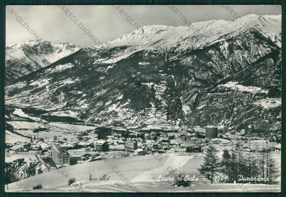 Torino Sauze d'Oulx Nevicata Foto FG cartolina KV8724 – fronte
