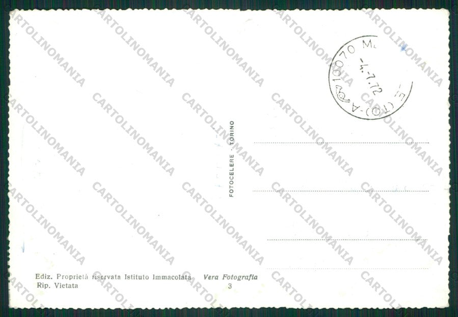 Torino Mezzenile PIEGA Foto FG cartolina KV8734 – retro