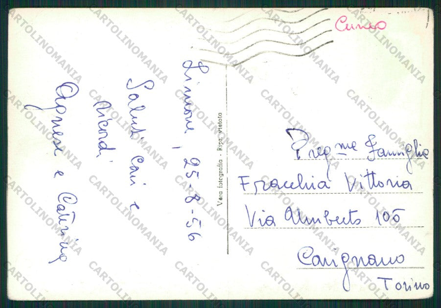 Cuneo Limone Piemonte Foto FG cartolina KV8740 – retro