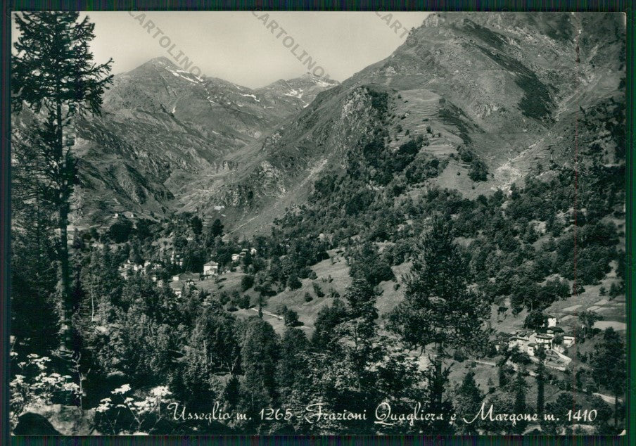 Torino Usseglio Quaglieri Margone Foto FG cartolina KV8745 – fronte