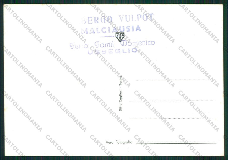 Torino Usseglio Lago di Malciaussia Rocciamelone Foto FG cartolina KV8746 – retro