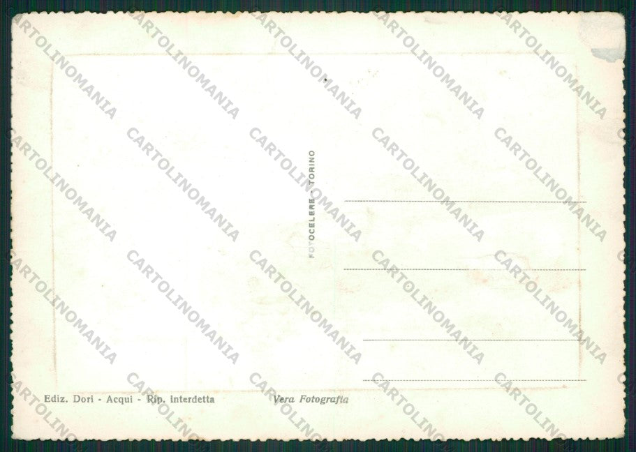 Alessandria Acqui Terme ABRASA COLLA Foto FG cartolina KV8751 – retro
