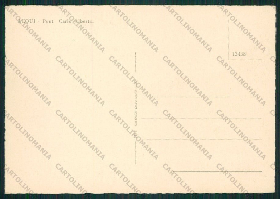 Alessandria Acqui Terme FG cartolina KV8774 – retro