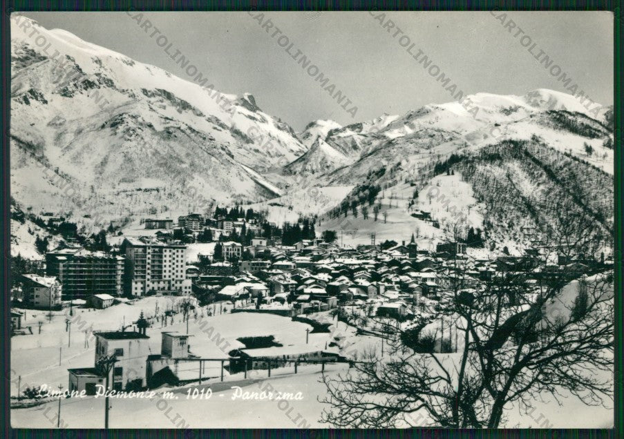 Cuneo Limone Piemonte Nevicata Foto FG cartolina KV8776 – fronte