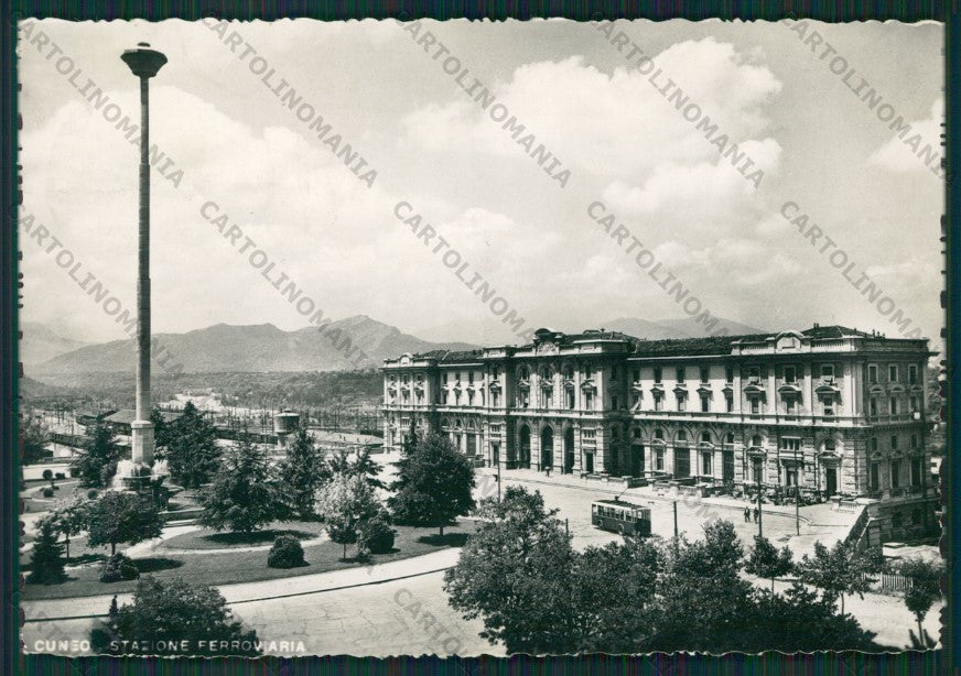 Cuneo Città Stazione Foto FG cartolina KV8782 – fronte