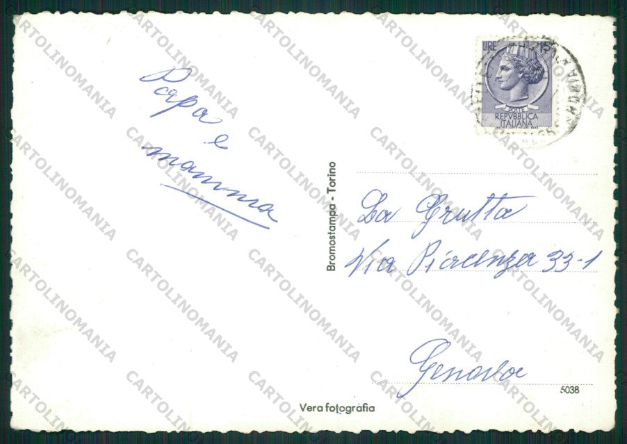 Alessandria Castelletto d'Orba Foto FG cartolina KV8794 – retro