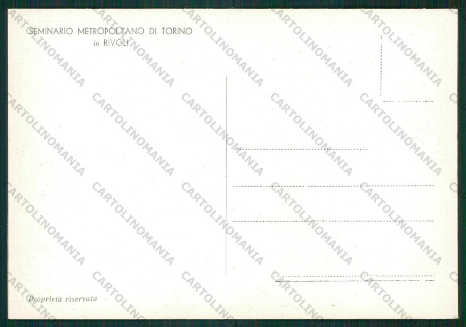 Torino Rivoli FG cartolina KV8797 – retro