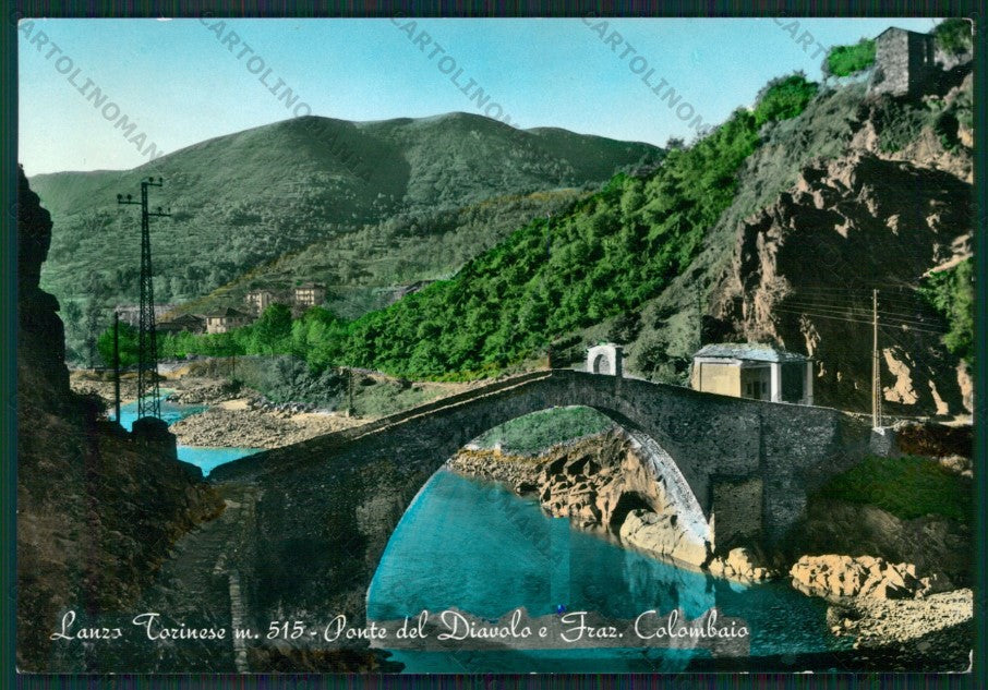 Torino Lanzo Torinese Colombaio Foto FG cartolina KV8805 – fronte