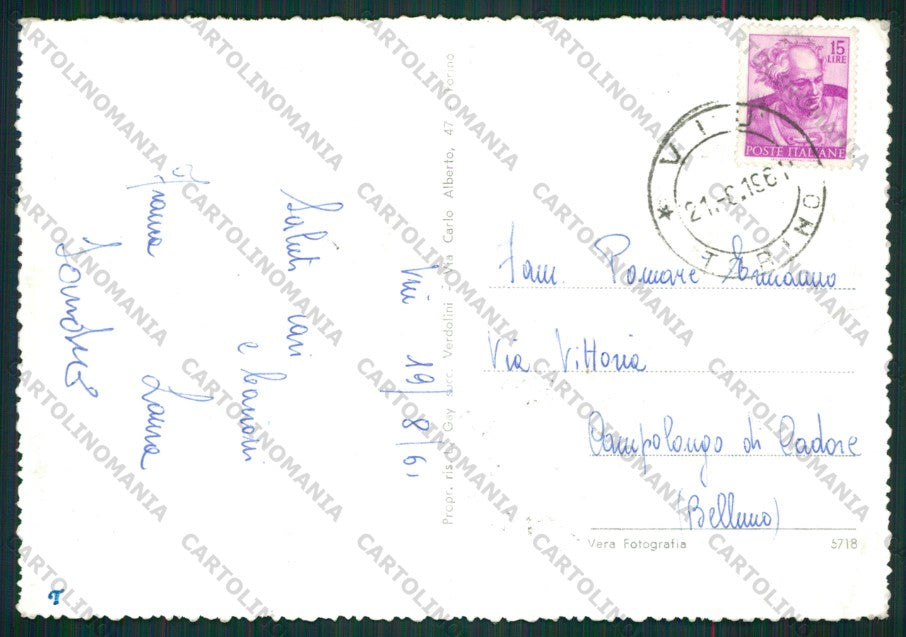 Torino Viù PIEGHINA Foto FG cartolina KV8809 – retro