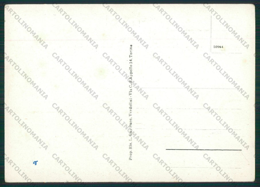 Torino Usseglio FG cartolina KV8815 – retro