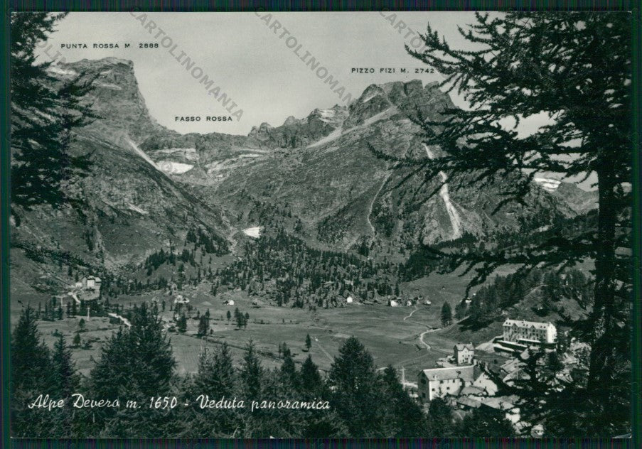 Verbania Alpe Devero Punta Rossa Passo Rossa Pizzo Fizi Foto FG cartolina KV8817 – fronte