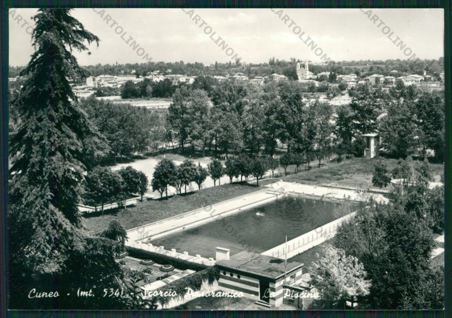 Cuneo Città Piscina Foto FG cartolina KV8819 – fronte