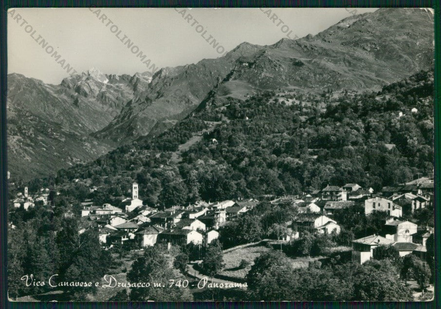Torino Vico Canavese Drusacco Foto FG cartolina KV8833 – fronte