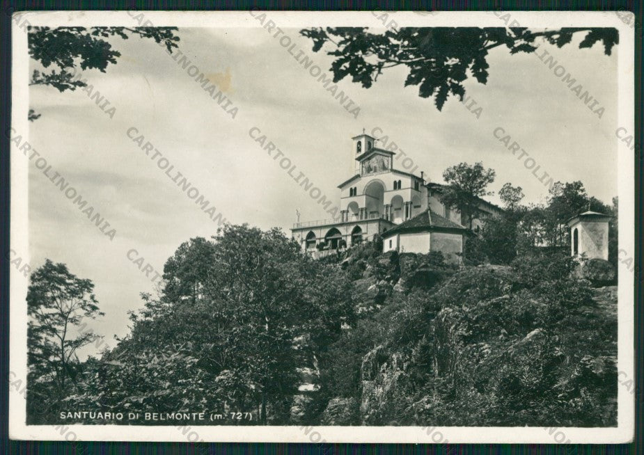 Torino Valperga Canavese Belmonte Santuario di PIEGHINE Foto FG cartolina KV8847 – fronte