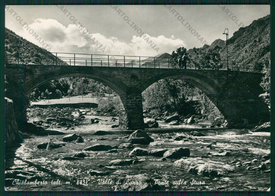 Torino Chialamberto Valle di Lanzo PIEGA Foto FG cartolina KV8856 – fronte