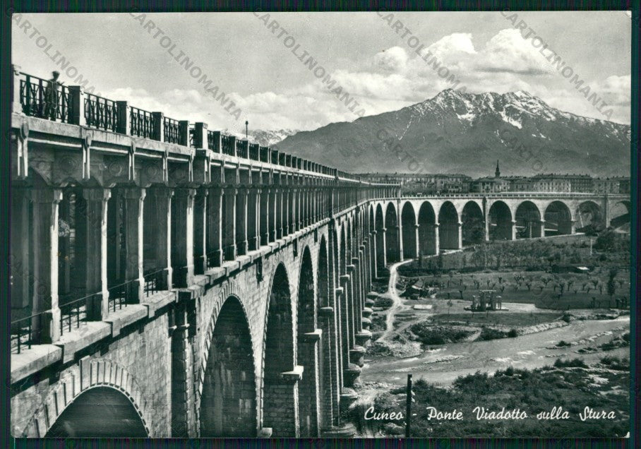 Cuneo Città Viadotto PIEGHINA Foto FG cartolina KV8869 – fronte