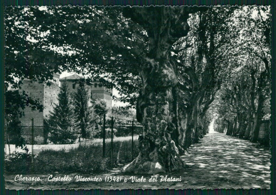 Cuneo Cherasco Castello Visconteo Foto FG cartolina KV8870 – fronte