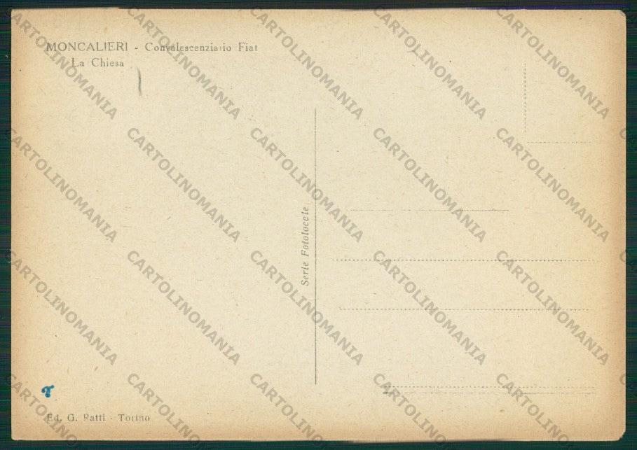 Torino Moncalieri FG cartolina KV8874 – retro