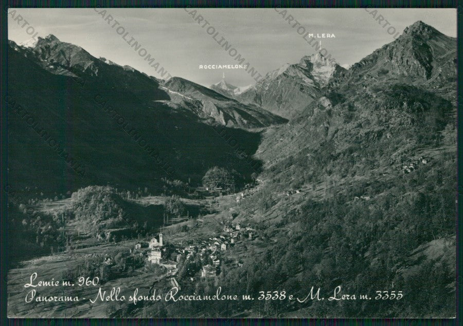 Torino Lemie Rocciamelone Monte Lera Foto FG cartolina KV8877 – fronte