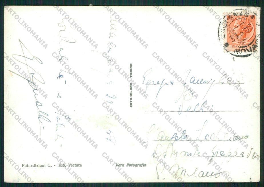Verbania Domodossola Monti Ossolani Stella Alpina Foto FG cartolina KV8890 – retro