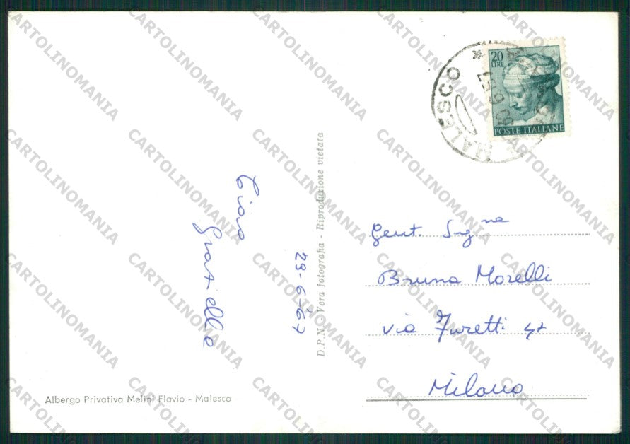 Verbania Craveggia Colma di Gridone Foto FG cartolina KV8901 – retro