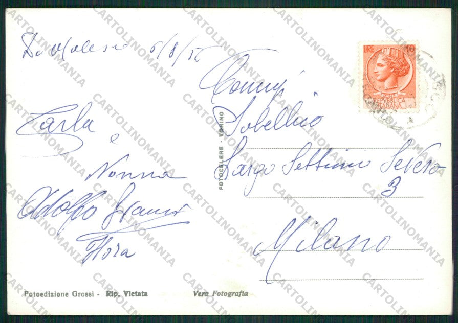 Verbania Malesco PIEGHINA Foto FG cartolina KV8904 – retro